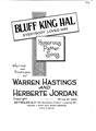 Bluff King Hal (Everybody Loved Him) Bladmuziek