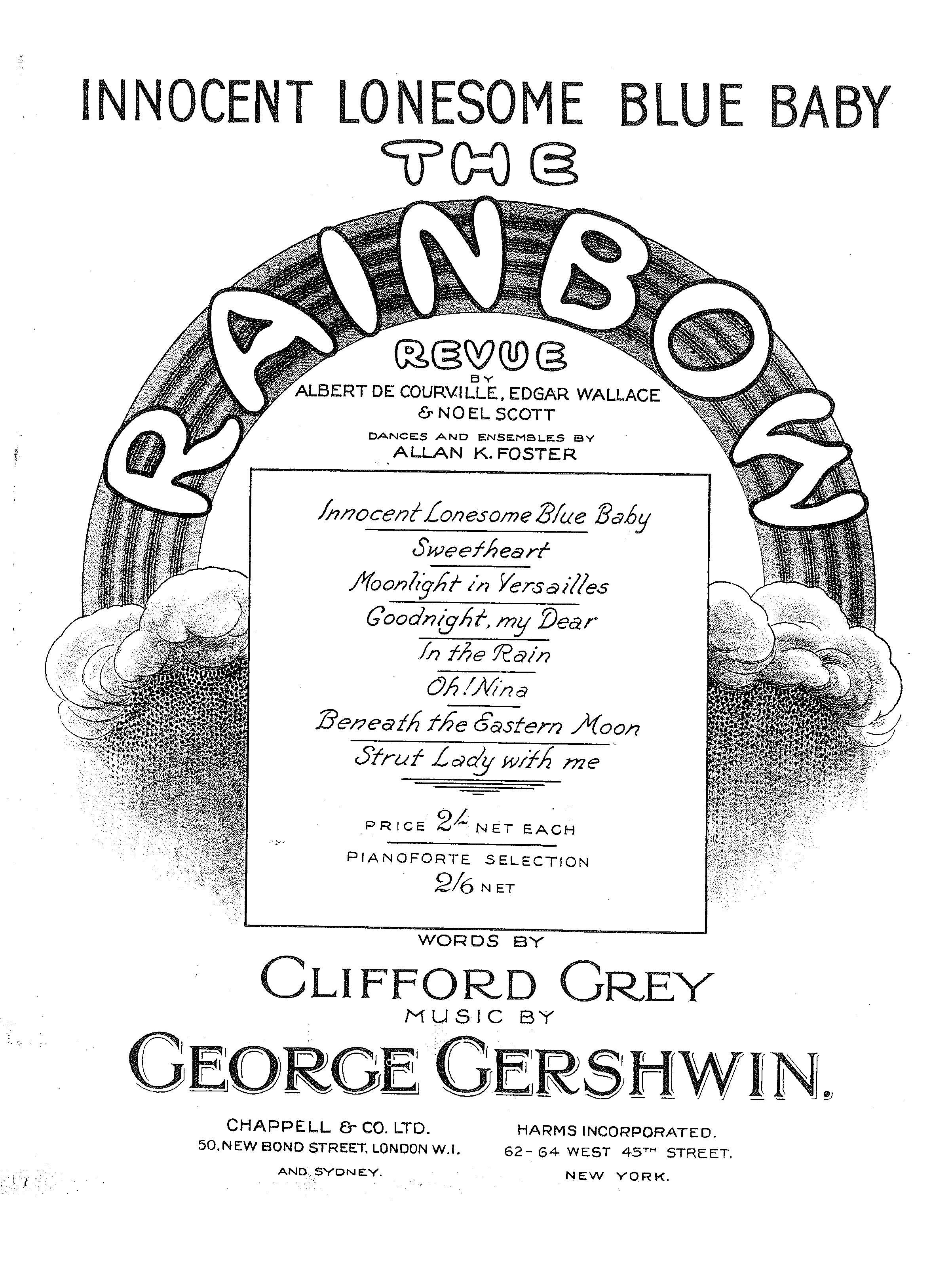 Innocent Lonesome Blue Baby (from 'The Rainbow')