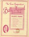 Sleepy PIano Sheet Music