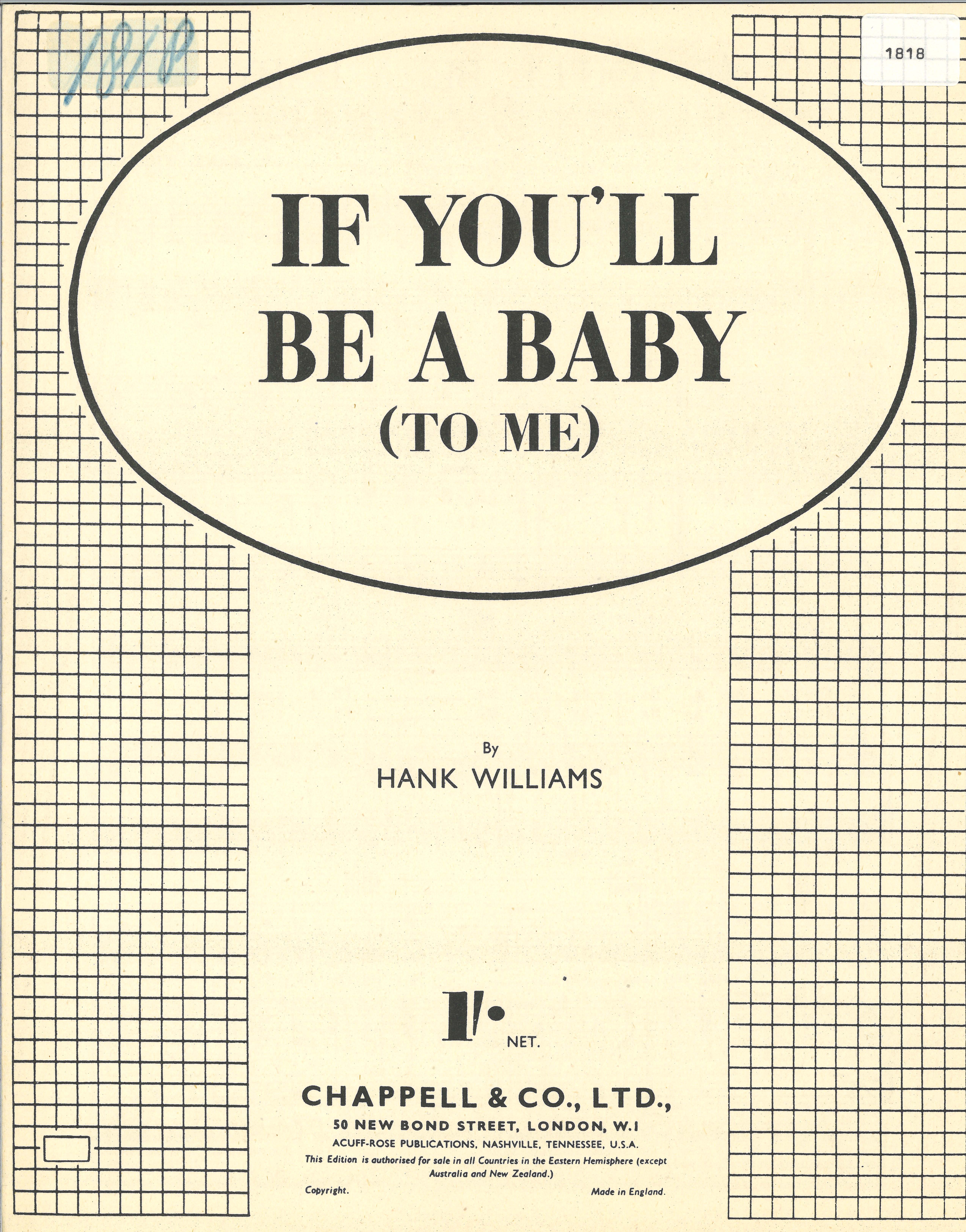 If You'll Be A Baby (To Me)