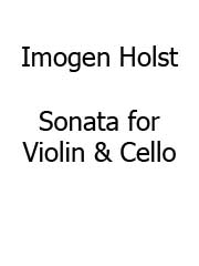 Sonata For Violin and Cello