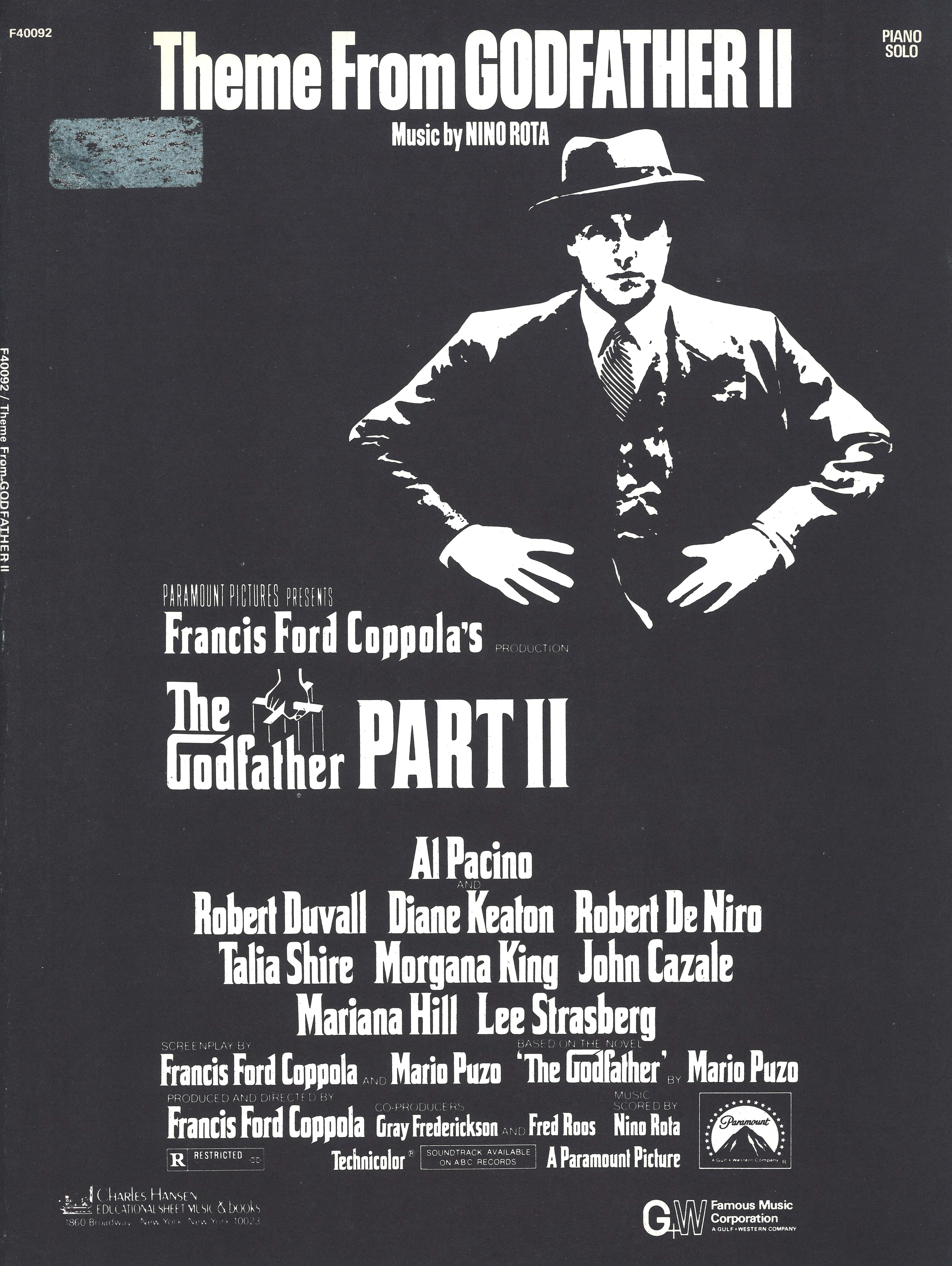 Theme from 'The Godfather Part II'