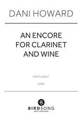 An Encore for Clarinet and Wine