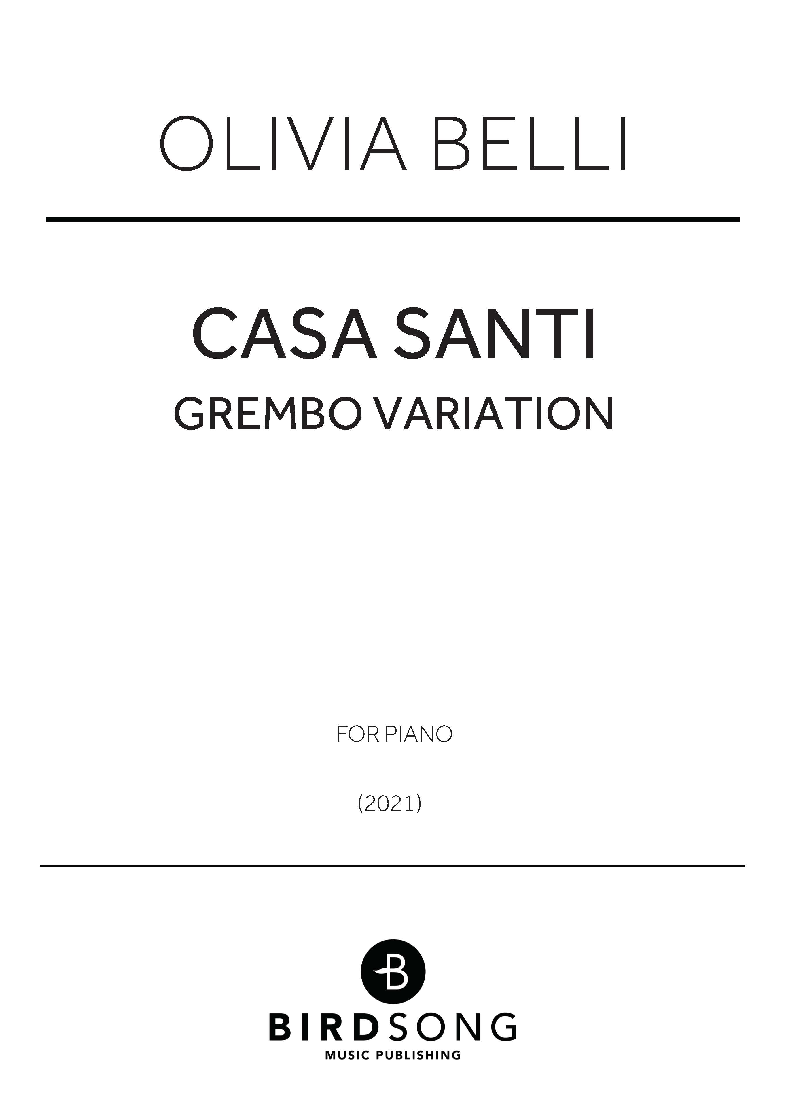 Casa Santi - Grembo Variation