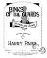Binks, Of The Guards Partituras Digitais