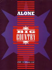 Big Country - Alone (Piano/Vocal/Guitar) Digital Sheet Music Download ...