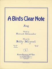 A Bird's Clear Note