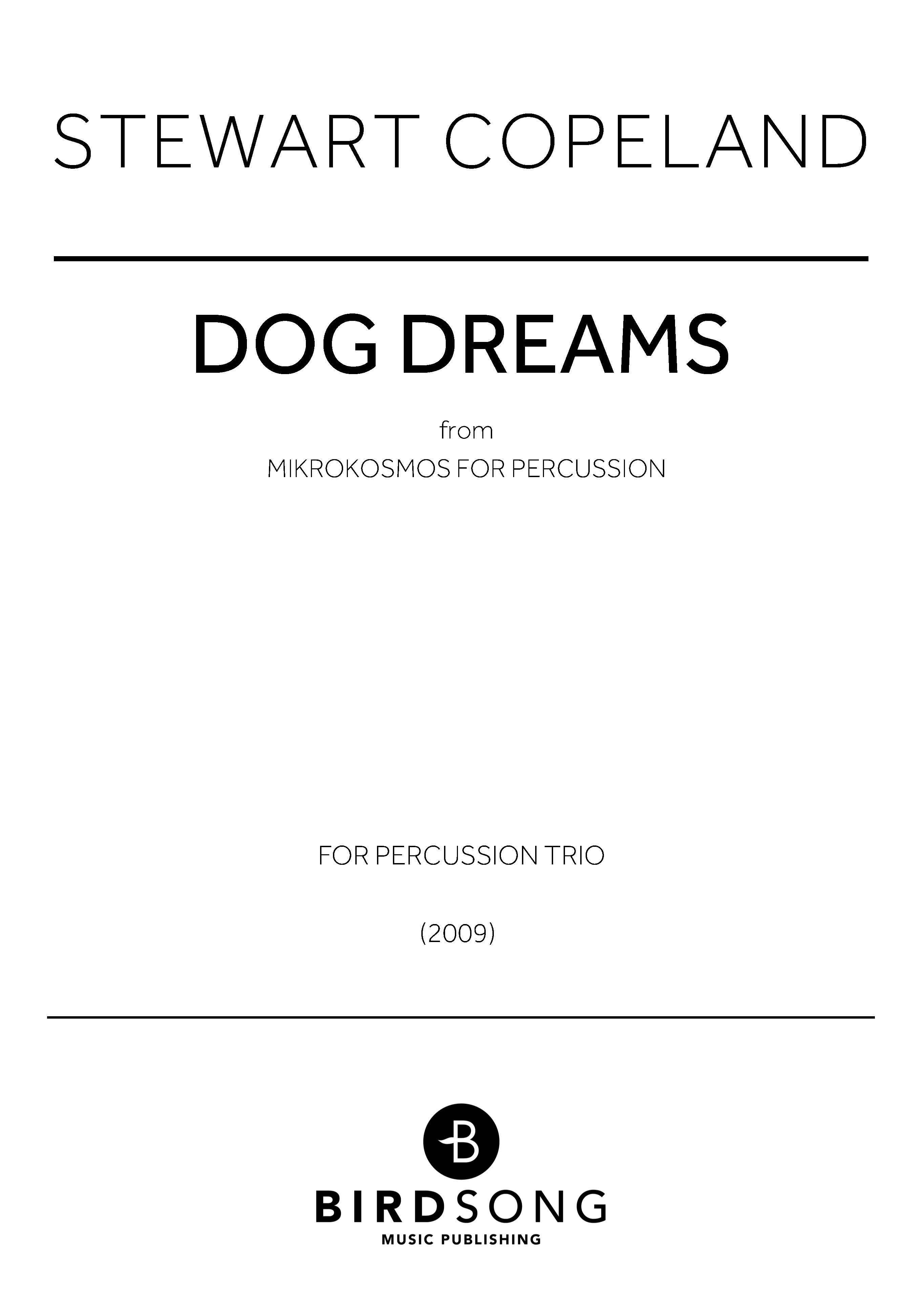 Dog Dreams (Mikrokosmos for Percussion)