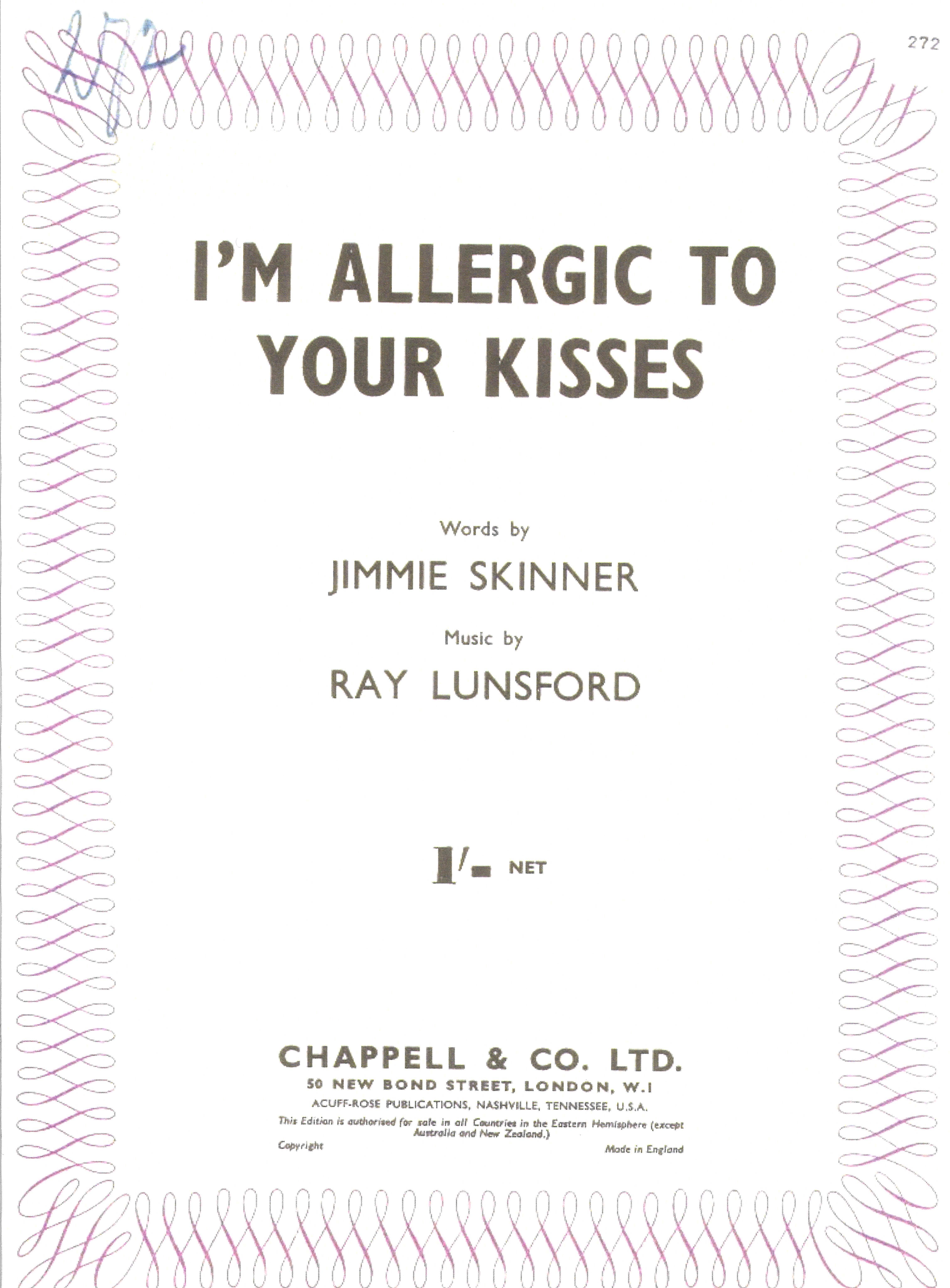 I'm Allergic To Your Kisses