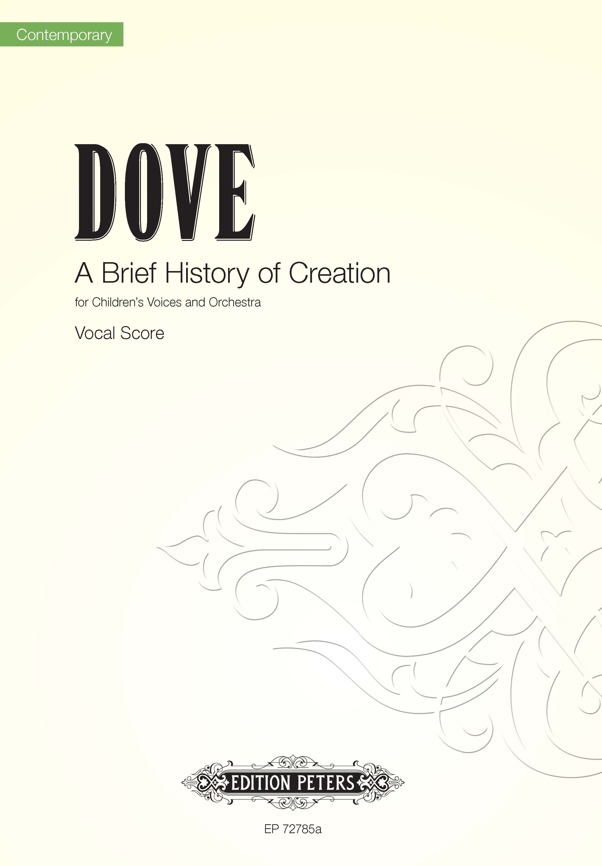 A Brief History of Creation (Vocal Score)