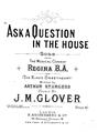 Ask A Question In The House Noten