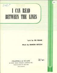 I Can Read Between The Lines