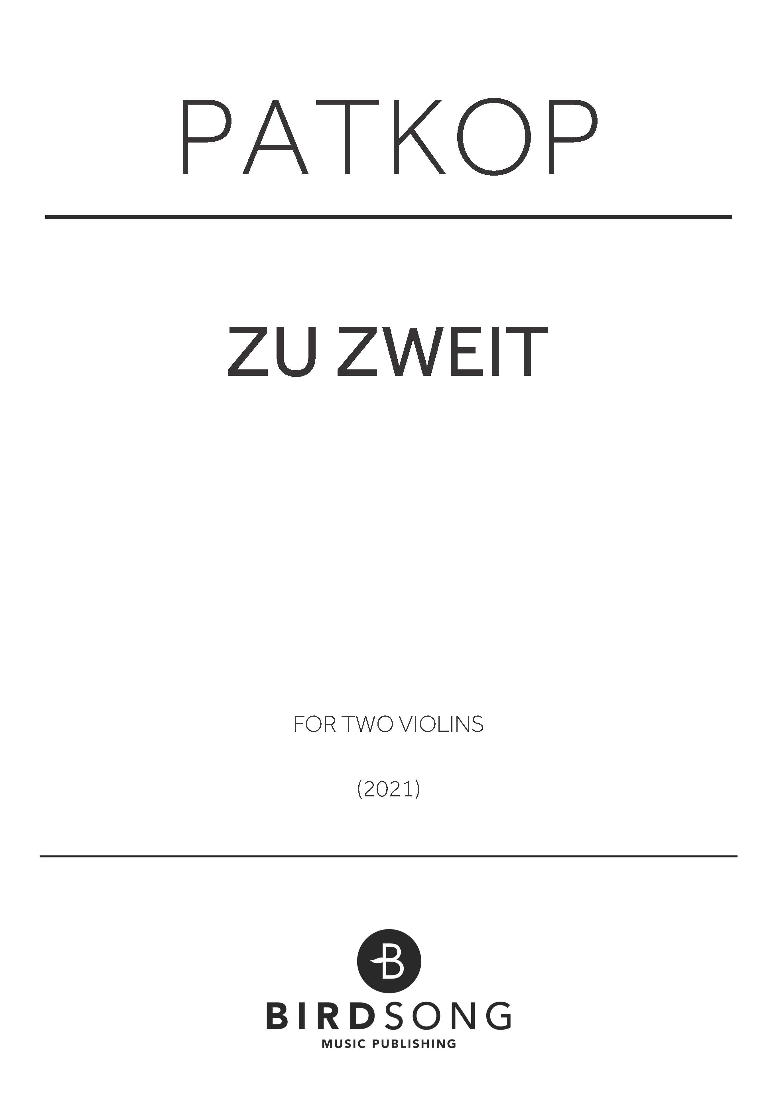 zu zweit