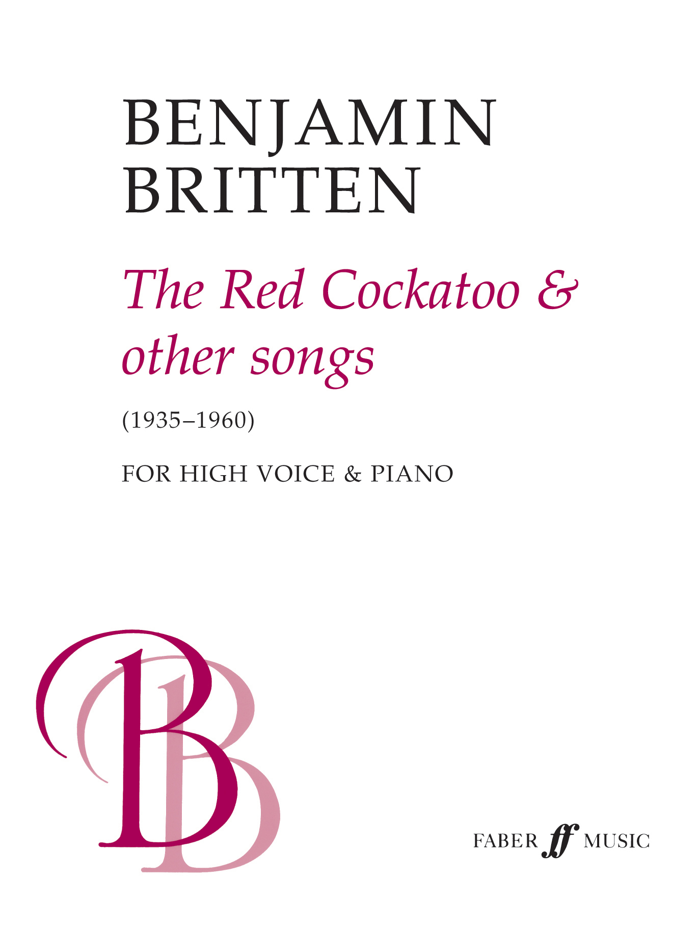 Birthday Song For Erwin (from 'The Red Cockatoo & Other Songs')