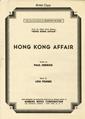Hong Kong Affair Sheet Music