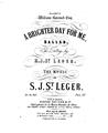 A Brighter Day For Me Sheet Music