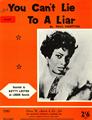 You Cant Lie To A Liar Sheet Music