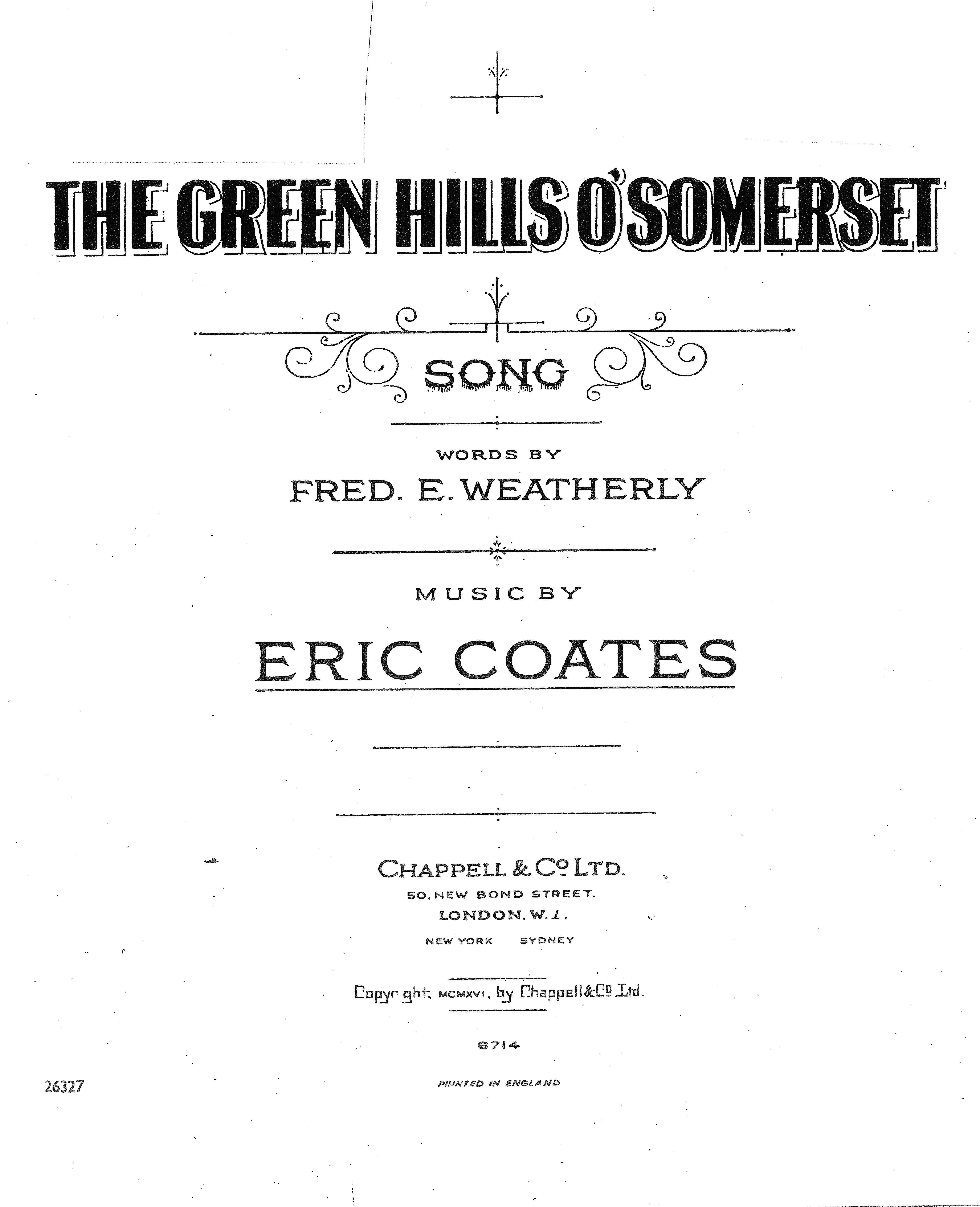 The Green Hills O'Somerset