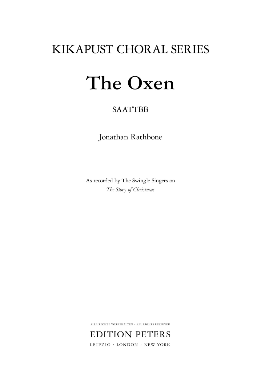 The Oxen