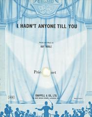 I Hadn't Anyone Till You