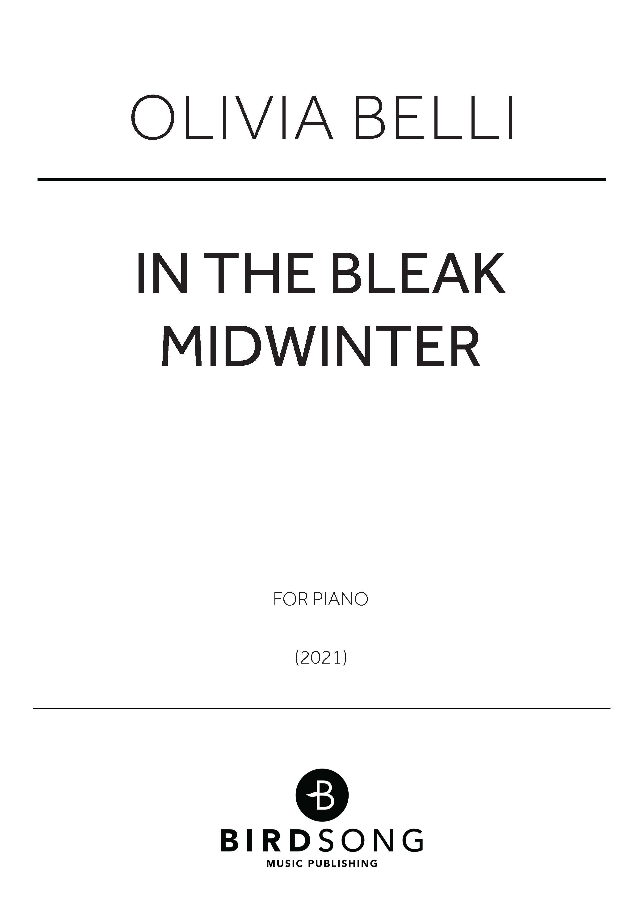 In the Bleak Midwinter Variation