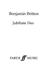 Benjamin Britten : Jubilate Deo in E flat - Mixed Voices - Faber Digital
