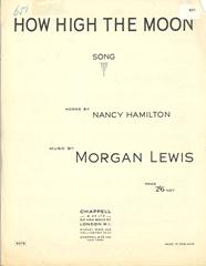 How High The Moon