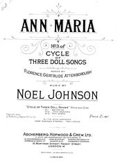 Ann Maria (from 'Cycle Of Three Doll Songs')