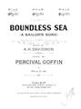 Boundless Sea (A Sailors Song) Noten
