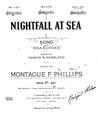 Nightfall At Sea Partituras