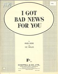 I Got Bad News For You