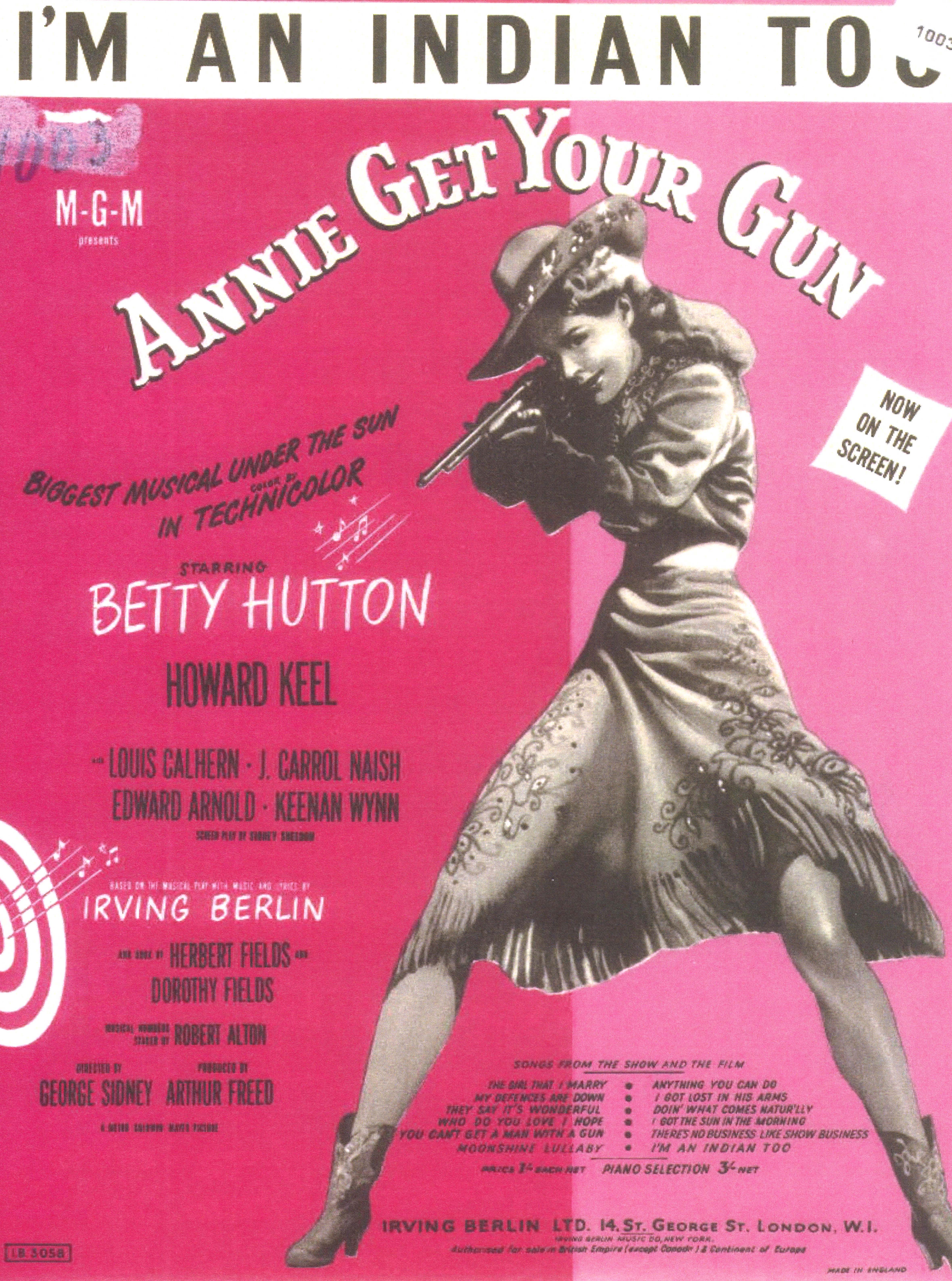 I'm An Indian Too (from "Annie Get Your Gun")