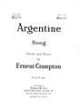 Argentine Song Partiture