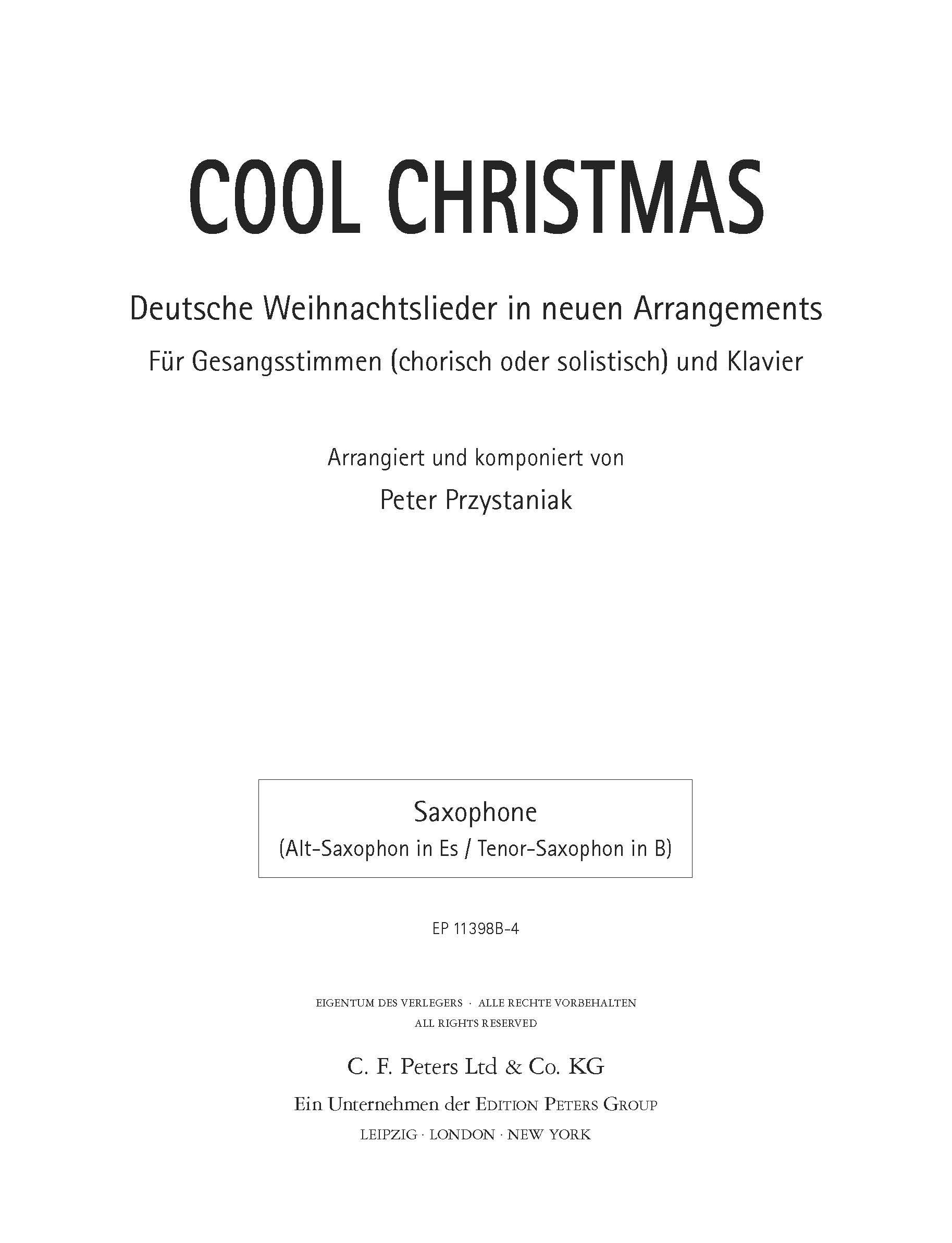 Cool Christmas (Instrumental Parts)