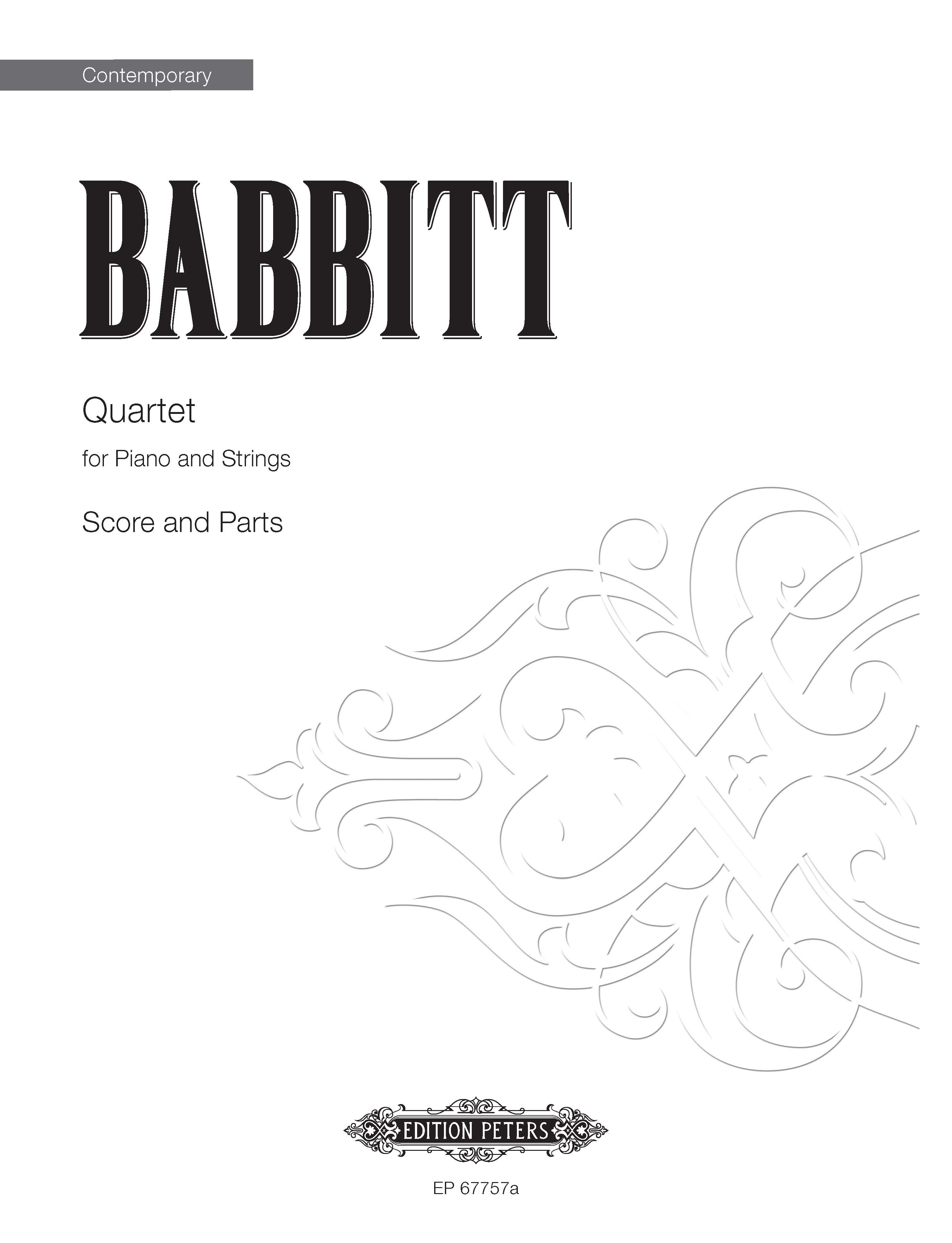 Quartet for Piano and Strings