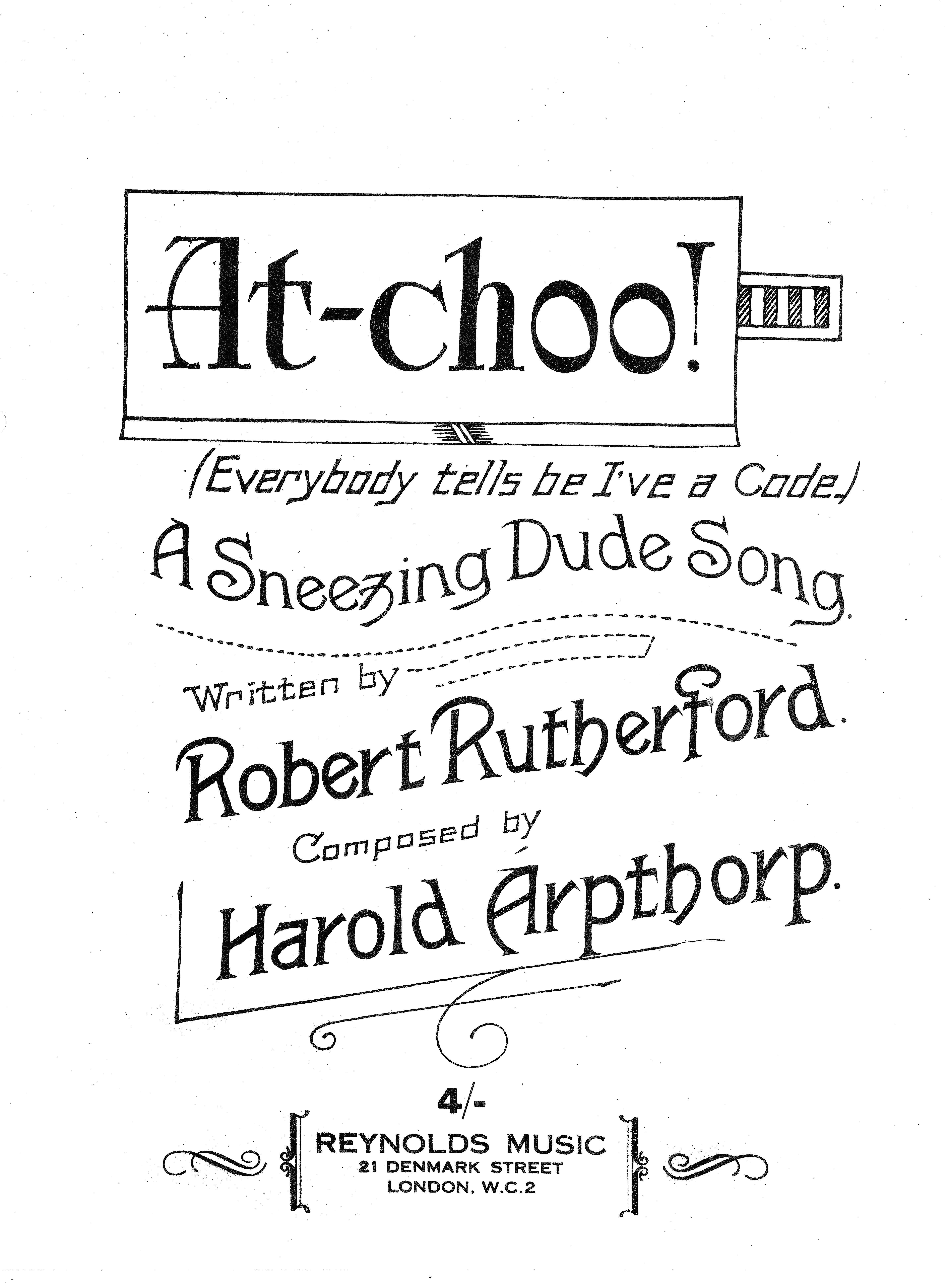 At-Choo (Everybody Tells Be I've A Code)