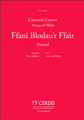 Ffani Blodaur Ffair Sheet Music