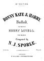 Bonny Kate & Harry Sheet Music