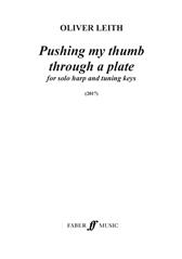 Pushing my thumb through a plate