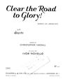Clear The Road To Glory! (March Of Liberation) Noten
