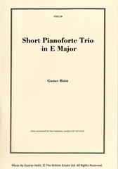 Short Pianoforte Trio in E Major