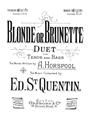 Blonde Or Brunette Sheet Music