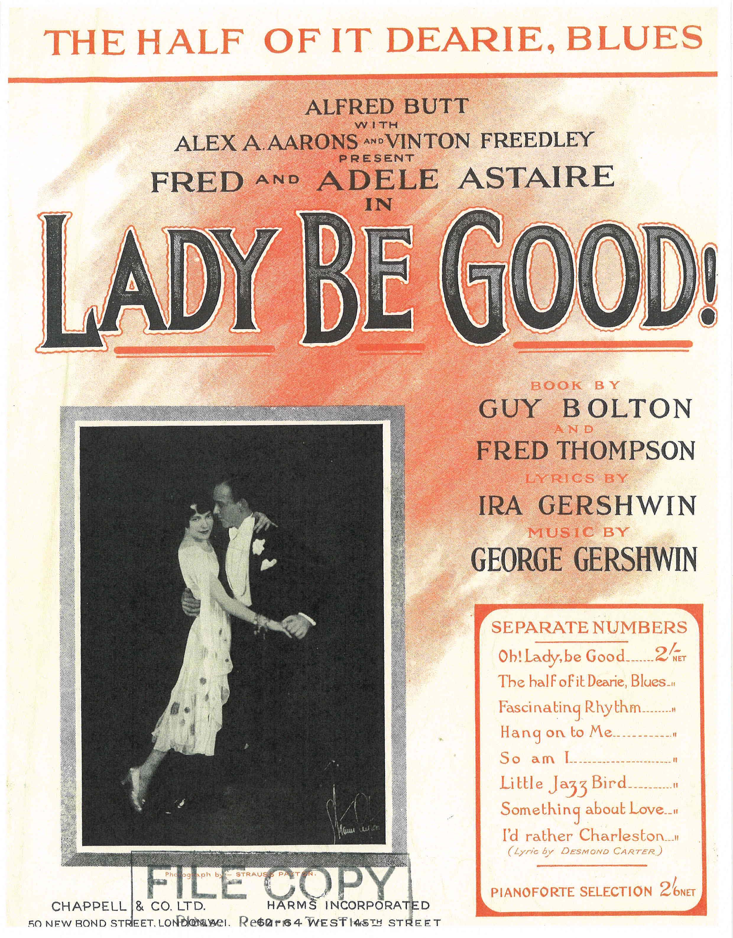 The Half Of It, Dearie Blues (from 'Lady, Be Good')