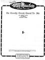 Be Goody, Good, Good To Me Sheet Music
