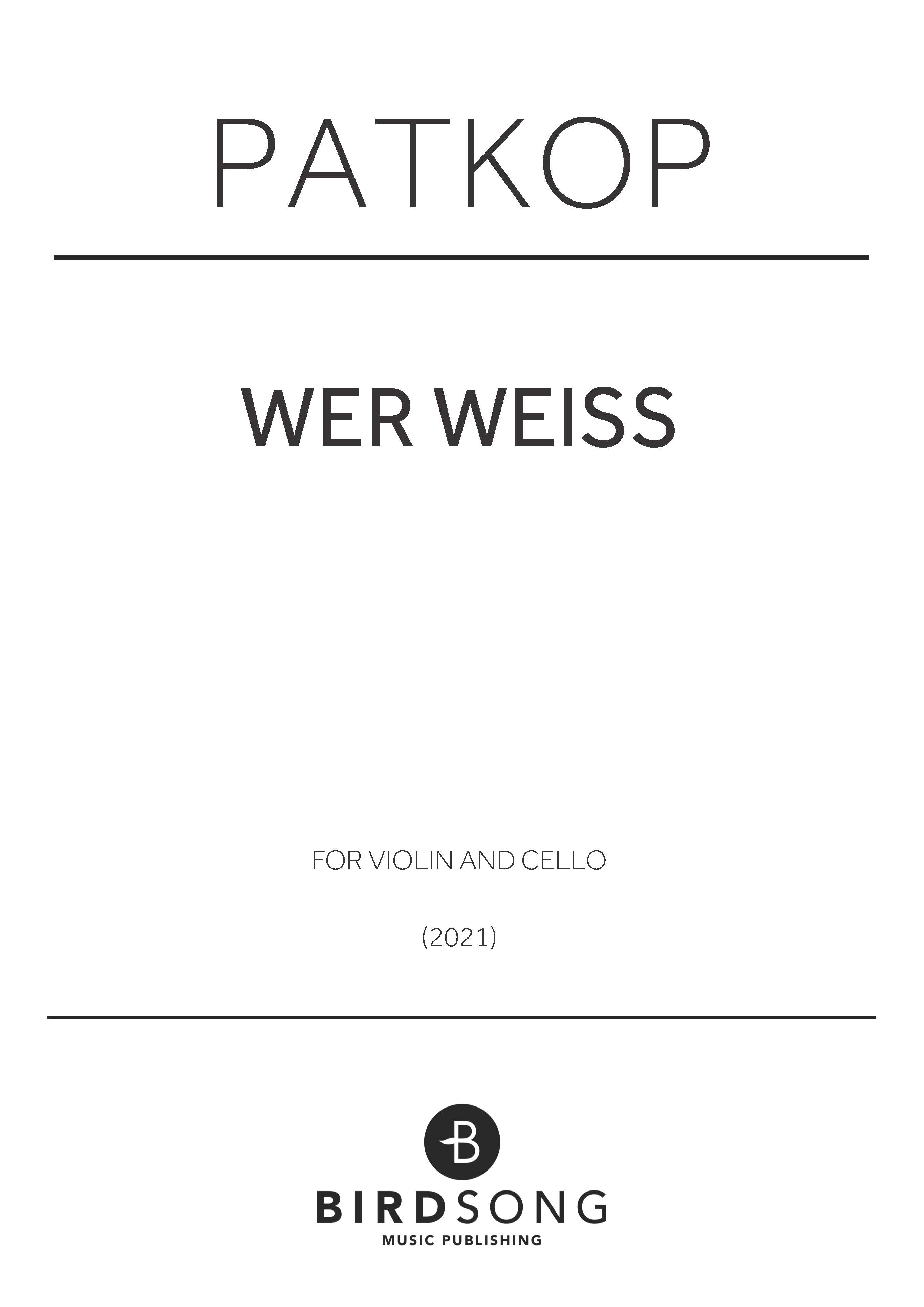 wer weiss