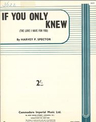 If You Only Knew (The Love I Have For You)