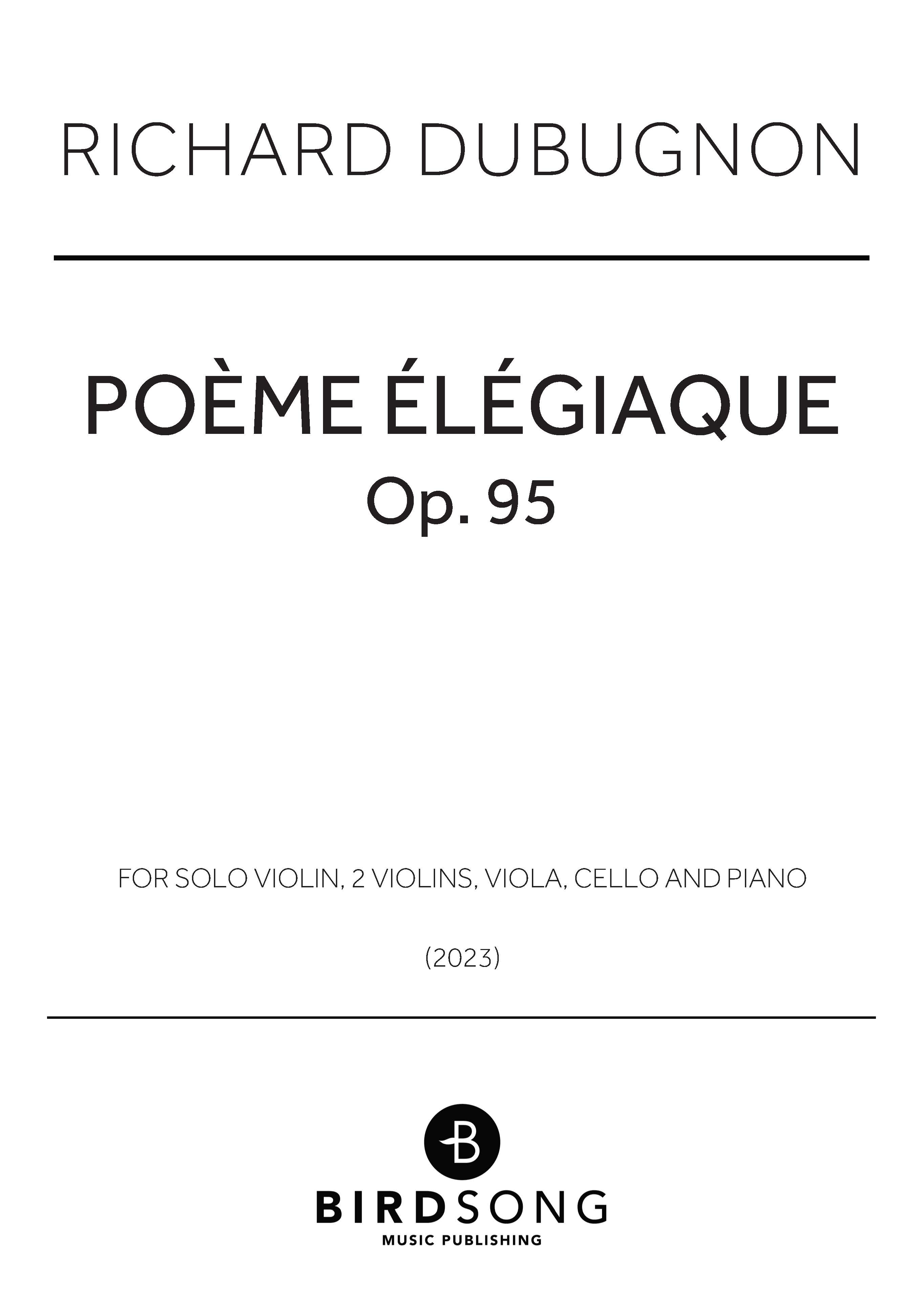 Poème élégiaque