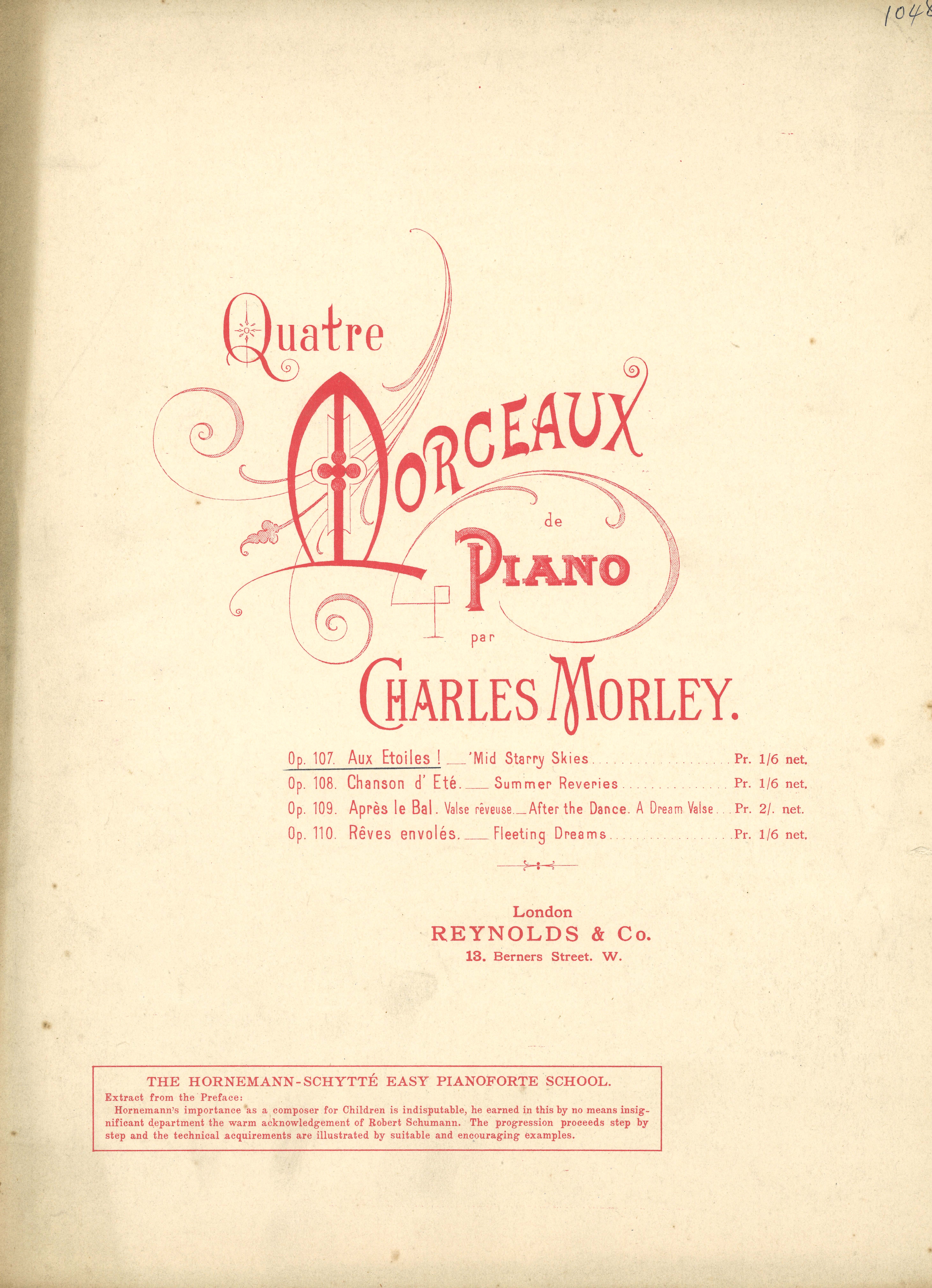 'Mid Starry Skies Op.107 (Aux Etoiles !)