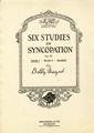 Six Studies In Syncopation Op.55