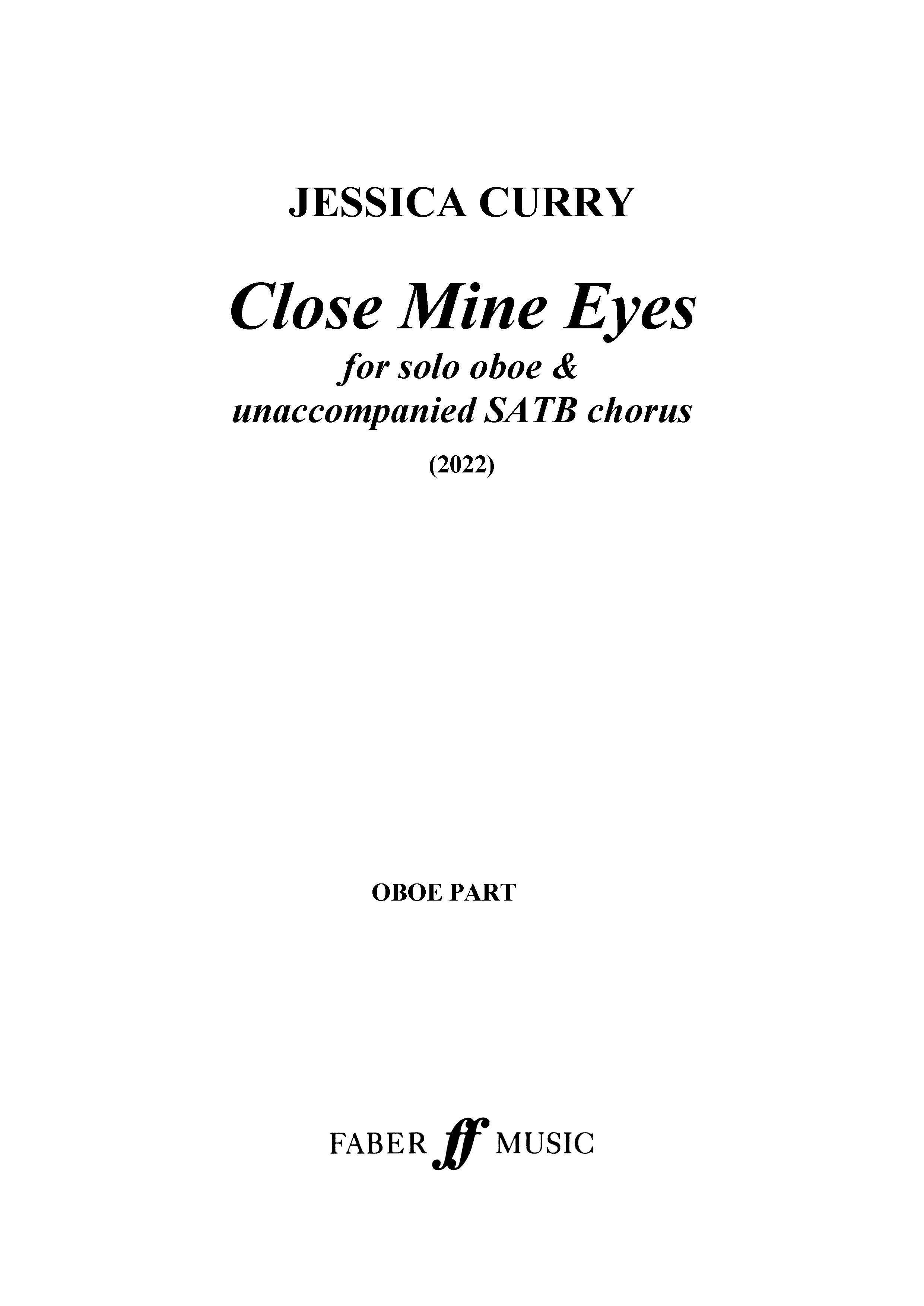 Close Mine Eyes